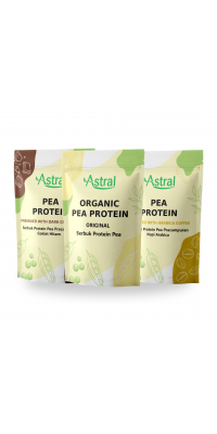 Astral Pea Protein Trio Combo (Original + Dark Chocolate + Coffee)
